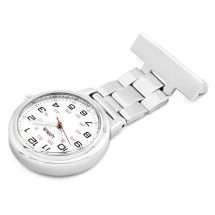 Lorus Nurses Fob Watch Steel White Dial RG251CX9