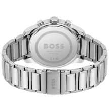 Hugo Boss Mens Steel Burgundy Watch 1514004