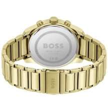 Hugo Boss Gold Steel Black Dial Watch 1514006
