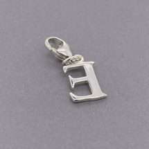 Sterling Silver Plain Initial