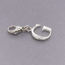 Sterling Silver Plain Initial