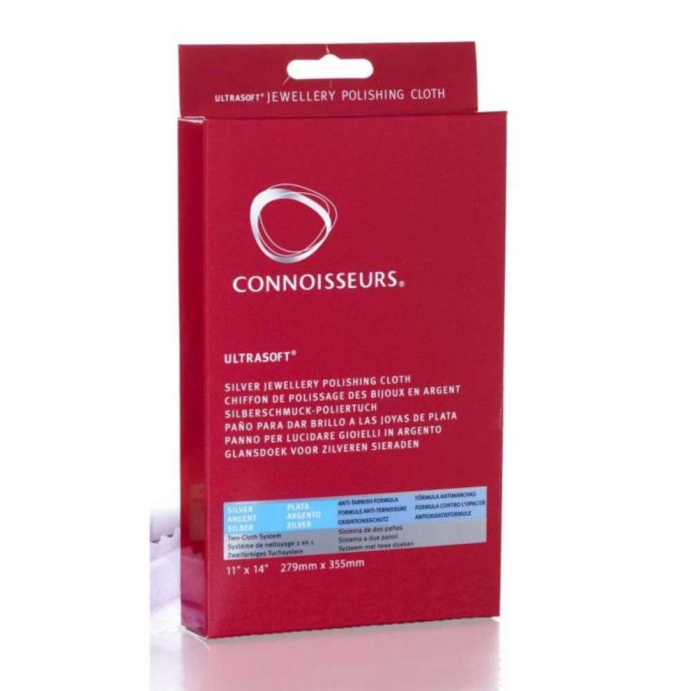 CONN739 Connoisseurs Jewellery Polishing Cloth for silver front image