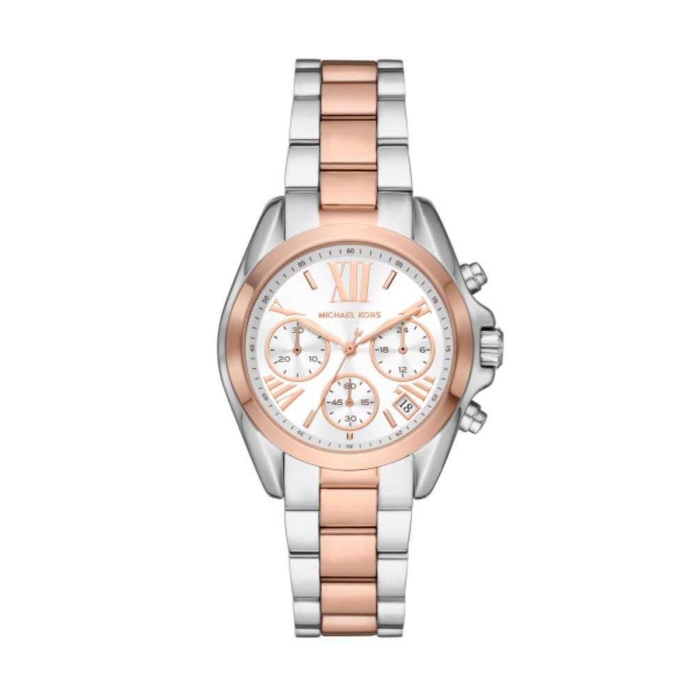 MK7258 Michael Kors Womens Bradshaw Gold And Steel Case Watch front image MK7258 Michael Kors Womens Bradshaw Gold And Steel Case Watch front image