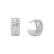 Michael Kors Silver Pave Earrings MKC1553AN040