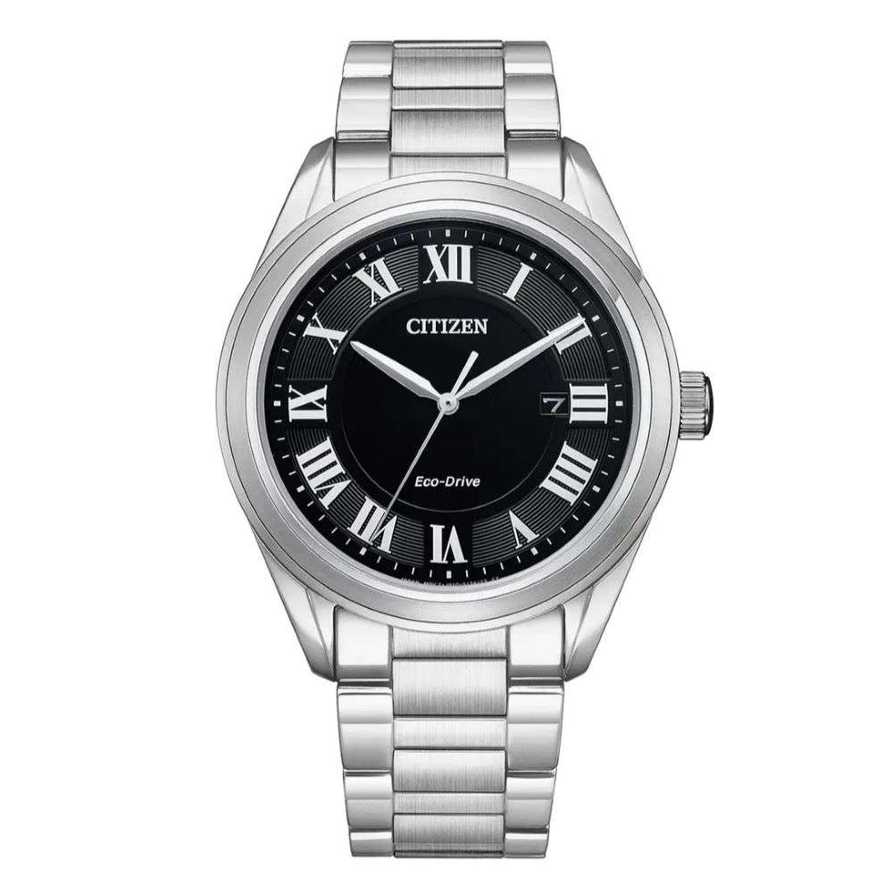 aw1690-51e Citizen Eco Drive Mens Steel Case And Bracelet Watch front image aw1690-51e Citizen Eco Drive Mens Steel Case And Bracelet Watch front image