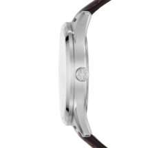 Armani Exchange Mens Steel Leather Watch AX1868