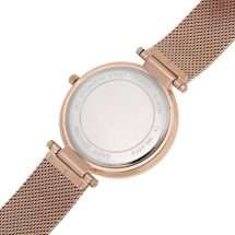Michael Kors Rose Gold Mesh CZ Bezel Watch MK4519