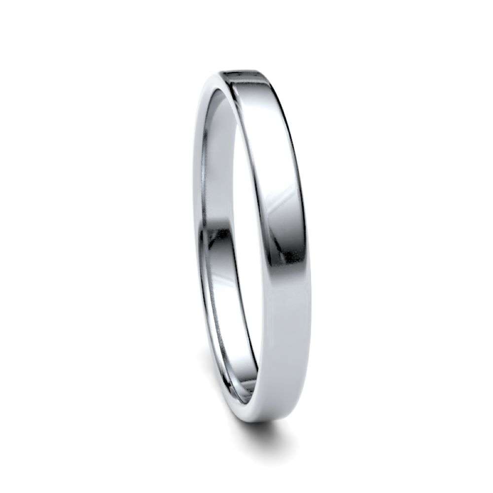 ARG-2.5-SC-L Argentium 2.5mm light soft court wedding ring right image ARG-2.5-SC-L Argentium 2.5mm light soft court wedding ring right image