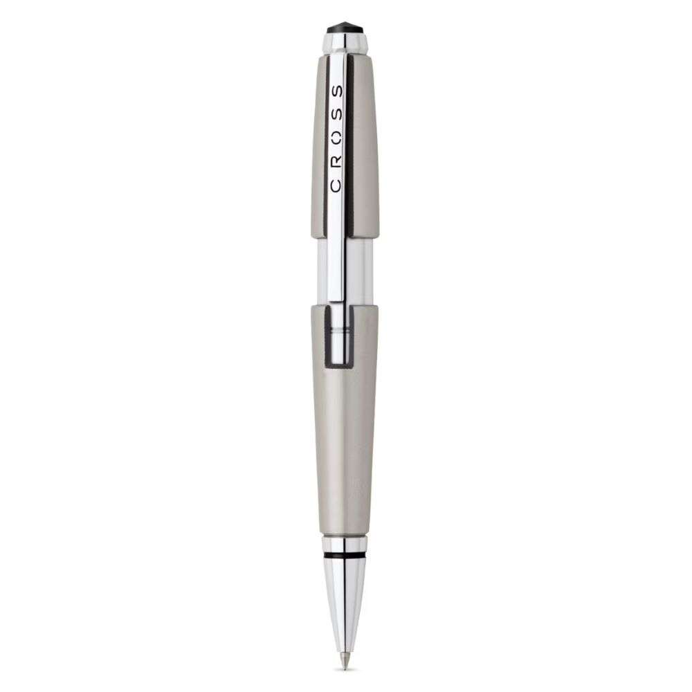 AT0555-5 cross edge sonic titanium gel rollerball pen open image