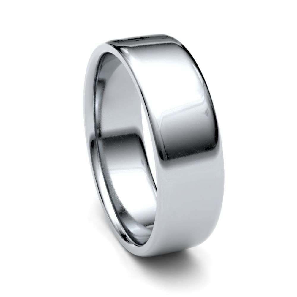 PD500-6-SC-L Palladium 6mm light soft court wedding ring right image PD500-6-SC-L Palladium 6mm light soft court wedding ring right image