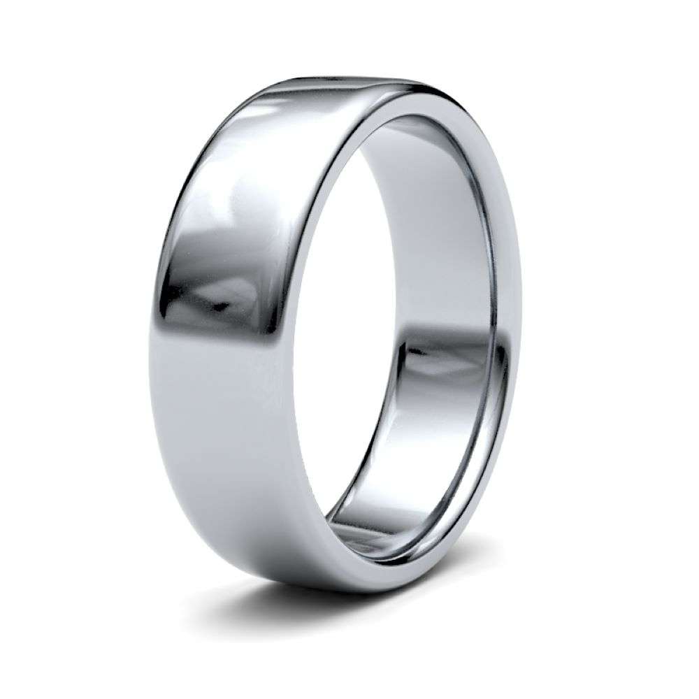 PD500-6-SC-M Palladium 6mm medium soft court wedding ring left image PD500-6-SC-M Palladium 6mm medium soft court wedding ring left image