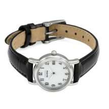 Citizen Eco Drive Steel Black Leather Watch EW1270-06A