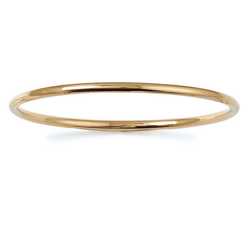 B0602 Burren 18K gold silver slave to love bangle front image