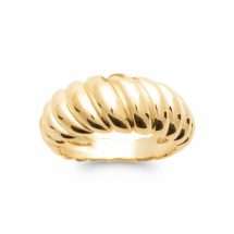 Burren 18K Gold Plated Cinnanmon Swirl Ring R1286