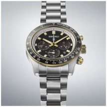 Seiko Mens Speed Timer Solar Black Dial Watch SSC941P1