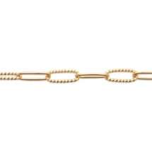 Burren 18K Gold Plated Chain Rope Bracelet B1015