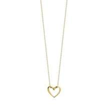 Burren 18K Gold Plated Heart Necklace N1126