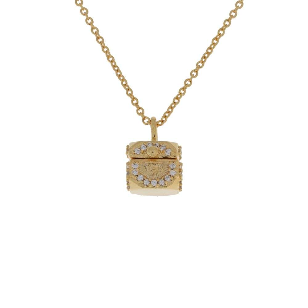 P1331 Burren Under the Rainbow cz locket front image