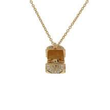 Burren 18ct Gold Plated Treasure Chest Pendant P1331