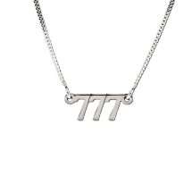 Sterling Silver Handmade Angel Numbers Name Chain