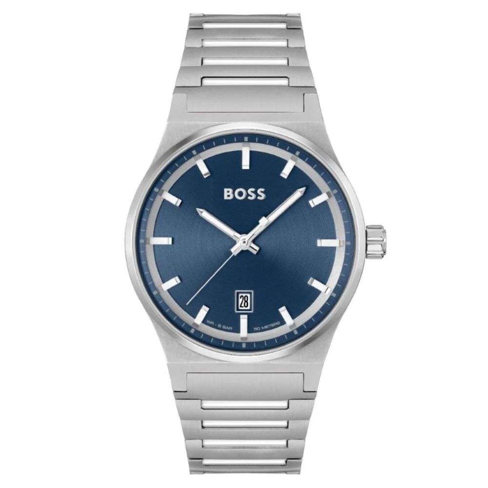 1514076-hugo-boss-watch-navy-dial-steel-bracelet-watch-front-image 1514076-hugo-boss-watch-navy-dial-steel-bracelet-watch-front-image