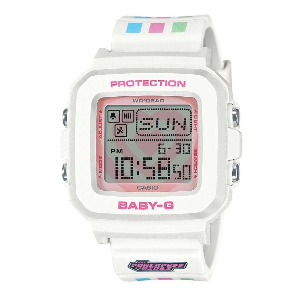 bgd-10kpp-7er Casio baby G Powerpuff girls limited edition watch front image