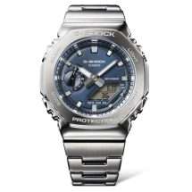 Casio G Shock Metal Blue Dial Watch GM-2110D-2BER