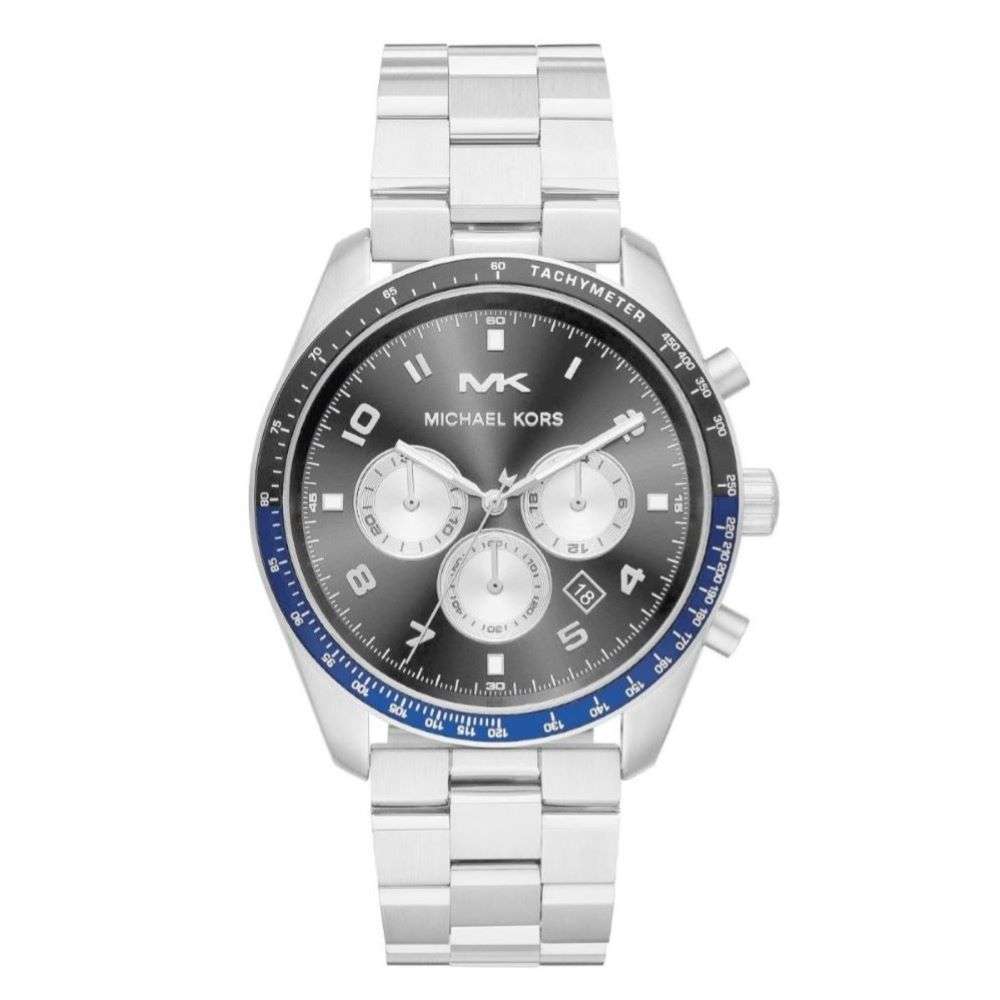 mk8682-Michael-Kors-Mens-Steel-Case-Black-Chronograph-Dial-Watch-front-image