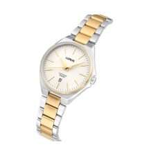 Lorus Womens Gold And Steel Dial Watch RJ270BX9