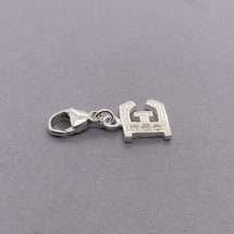 Sterling Silver CZ Set Initial 