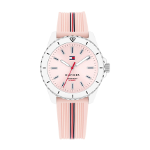 Tommy Hilfiger Girls Steel Pink Strap Watch 1720052