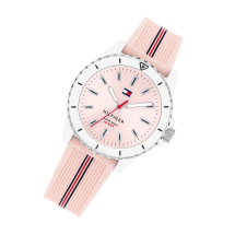 Tommy Hilfiger Girls Steel Pink Strap Watch 1720052