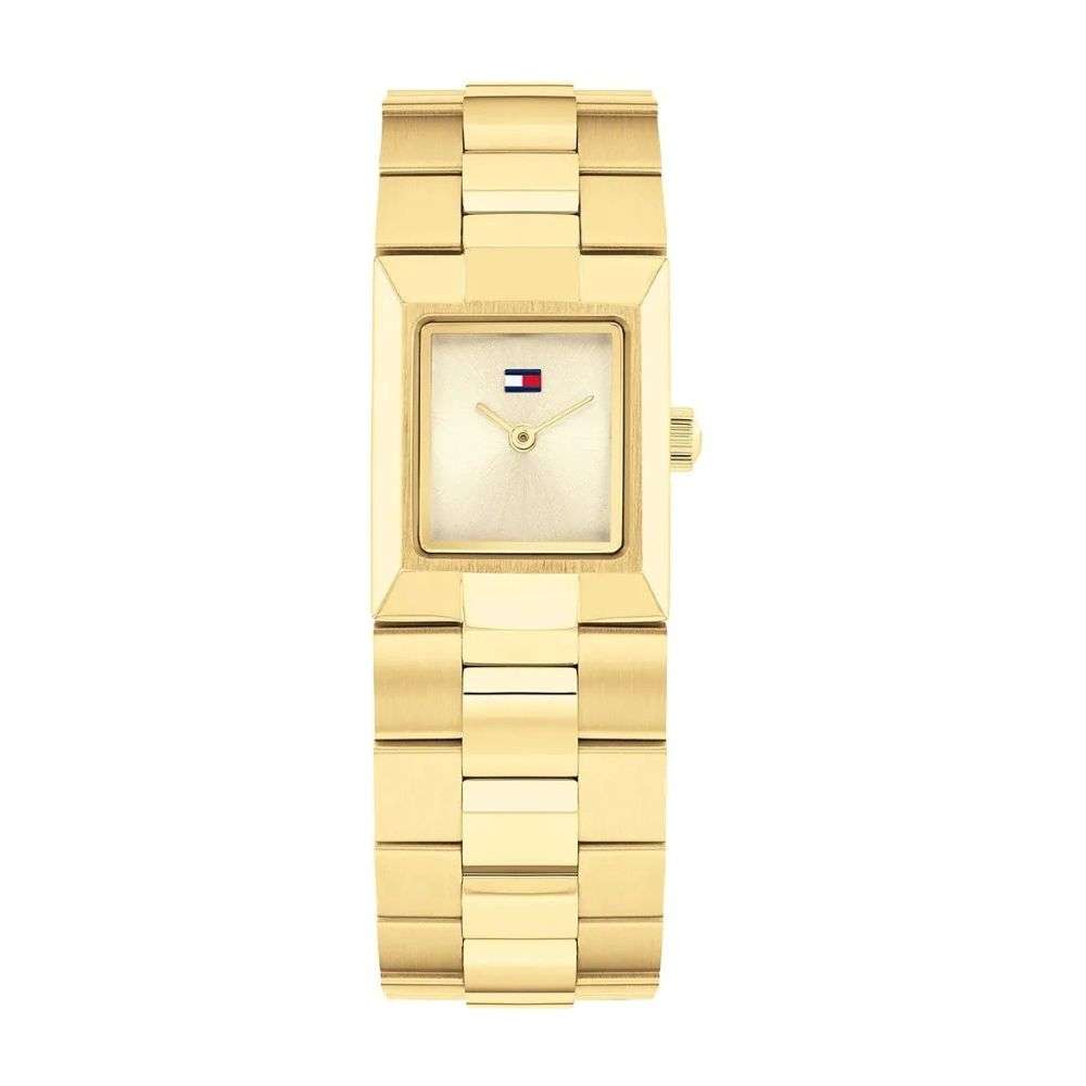 1782787 Tommy Hilfiger Womens Ivy gold bracelet gold dial watch front image 1782787 Tommy Hilfiger Womens Ivy gold bracelet gold dial watch front image