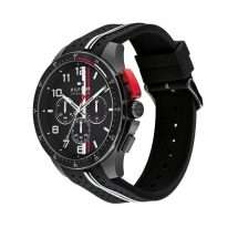 Tommy Hilfiger Mens Bank Silicon Strap Watch 1792168