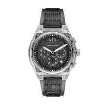 Armani Exchange Mens Rafael Silicon Watch AX4167
