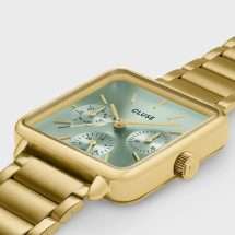 Cluse Ladies La Tétragone Green Dial Watch CW13805