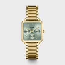 Cluse Ladies La Tétragone Green Dial Watch CW13805