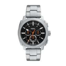 Fossil Mens Machine Black Dial Metal Watch FS6095