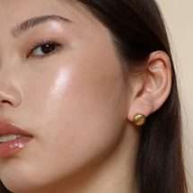 Burren Gold Better On Saturn Earrings E1368