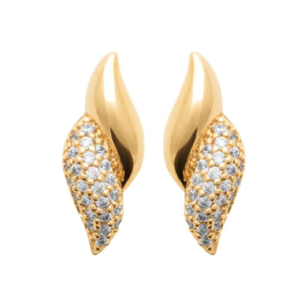 E1374-Burren-jewellery-18k-gold-plate-vanilla-swirl-stud-earrings-front-image E1374-Burren-jewellery-18k-gold-plate-vanilla-swirl-stud-earrings-front-image