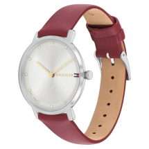 Tommy Hilfiger Womens Cranberry Leather Watch 1782763