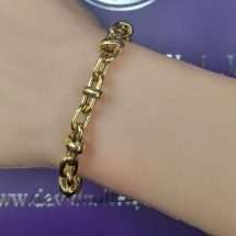 9ct Yellow Gold Polished Oval Links Bracelet