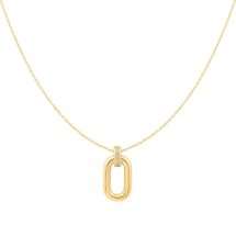 Ania Haie Gold Oval Hoop Necklace N062-01G
