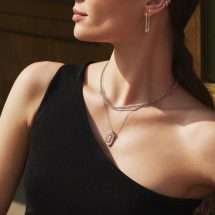 Ania Haie Silver Oval Hoop Necklace N062-01H