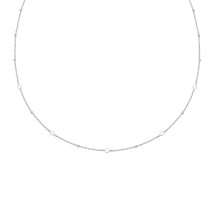 Ania Haie Silver Disc Station Necklace N063-01H