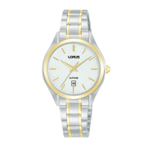 Lorus Steel Gold Analogue Watch RJ290BX9