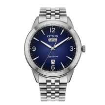 Citizen Mens Eco Drive Rolan Steel Watch AW0150-53L