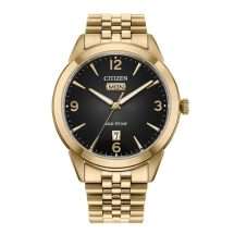 Citizen Mens Eco Drive Rolan Gold Watch AW0152-58H