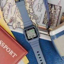 Casio World Time 5 Alarm Blue Watch LF-30W-2AEF
