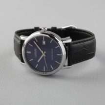 Lorus Mens Blue Dial Leather Watch RG841CX5